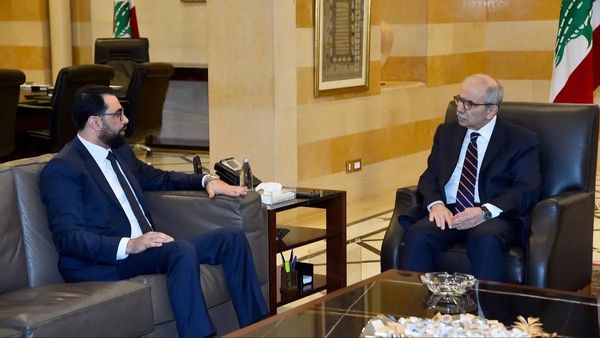 سلام يبحث مع الهزاع تعزيز التعاون الاقتصادي بين لبنان وسوريا
