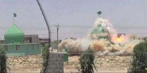 تفجير مقامي الامام علي عليه السلام و الامام الرضا عليه السلام في محافظة كركوك

