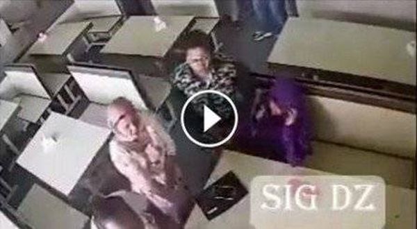فيديو صادم.. كاميرا مطعم صورات لحظة دخول عائلة بأكملها على بنتهم وهي مع صاحبها