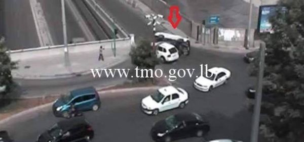 انقلاب فان عند مستديرة العدلية باتجاه المتحف والاضرار مادية