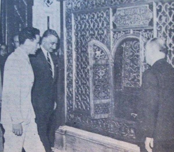 صور نادرة تجمع الزعيم جمال عبد الناصر بالرئيس الليبي معمر القذافي