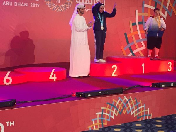 "سارة خليفة" ترفع اسم لبنان وتحرز ميدالية فضية في اولمبياد الامارات