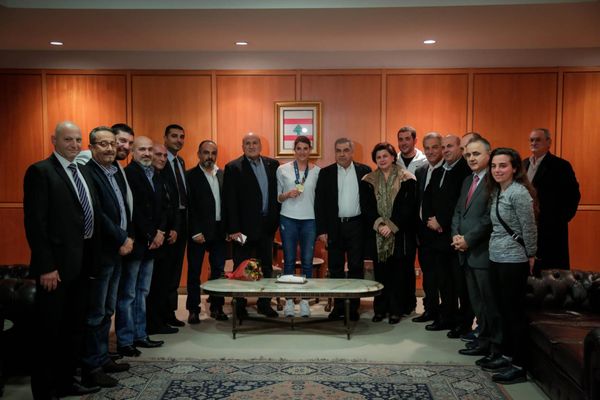 ذهبية لراي باسيل في بطولة العالم للرماية