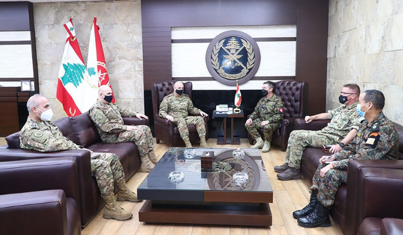 قائد الجيش عرض الاوضاع مع رئيس أركان منظمة مراقبة الهدنة التابعة للأمم المتحدة