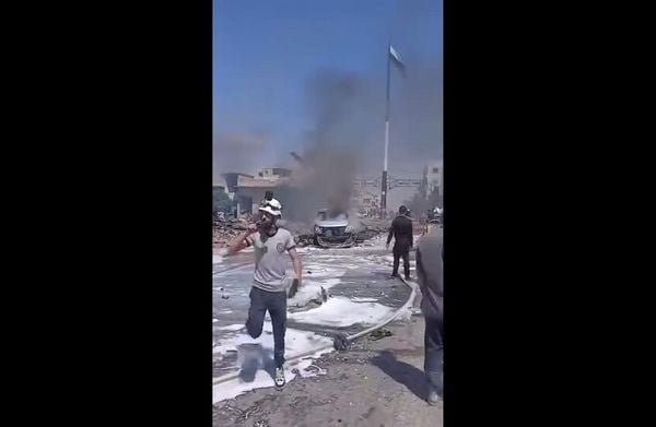 انفجار سيارة يهز مدينة بنش في إدلب