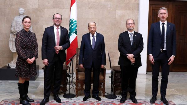 وفد نمساوي جال على المسؤولين
عون: إرادة طيّبة لنجاح المفاوضات مع صندوق النقد
شالنبرغ: سنواصل وقوفنا الى جانبلبنان وشعبه