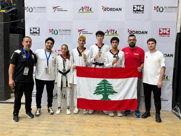 ذهبية...فضيتان وبرونزية للبنان في اليوم الثاني
من 