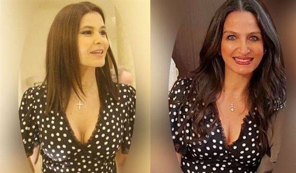 بالصور: "الفستان" يجمع بين ميريام وستريدا.. فمن الاجمل؟!