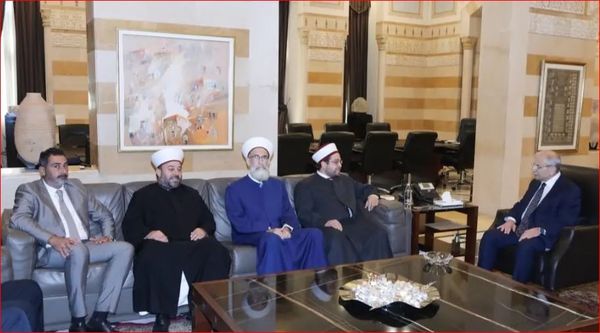 سلام استقبل وفد دار الإفتاء في صور والجنوب