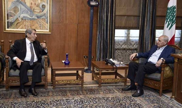 بري يتابع المستجدات مع الفرزلي ووفد تجمع العلماء المسلمين
