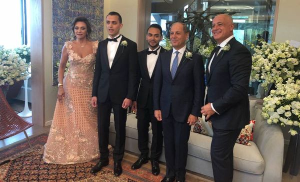زفاف نجل الإعلاميين جورج ودوللي غانم