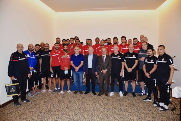 وزير الشباب والرياضة زار منتخب لبنان ناقلا تحيات الحكومة