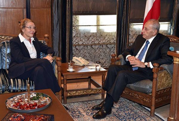 بري : لمتابعة موضوع الحدود البحرية ومساعدة لبنان في حل موضوع النازحين