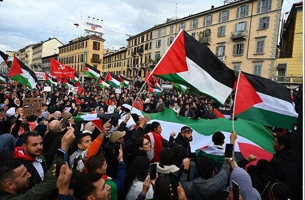 بالفيديو: برلين تتضامن مع غزة ضد العدوان 