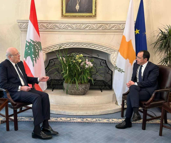 ميقاتي للرئيس القبرصي: نحن بلدان متقاربان ويجمعنا الكثير من القواسم المشتركة