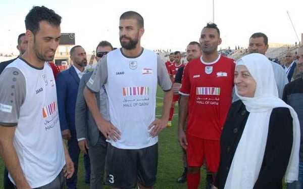 فوز رضا عنتر على ثلاثي برشلونة (5 ــ 1)