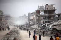 مباحثات مصرية فلسطينية حول تفاصيل مؤتمر إعادة إعمار غزة