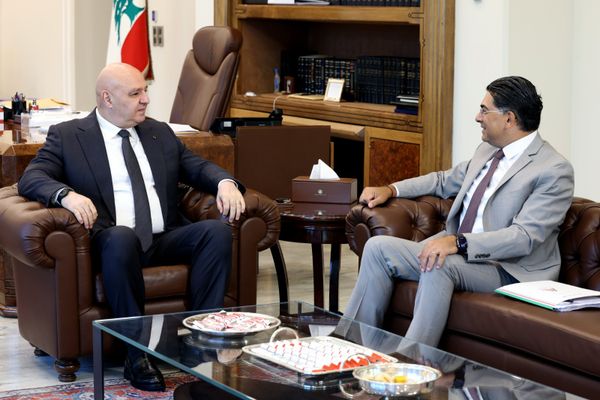 وزير الإعلام بول مرقص بعد لقائه رئيس الجمهورية:بحثنا في شؤون وزارة الإعلام، وتطرّقنا إلى سير العمل في تلفزيون لبنان وسائر وسائل الإعلام