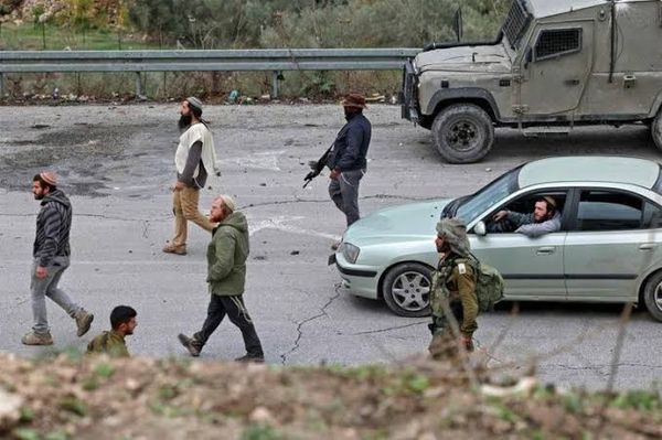 بالهراوات والحجارة.. مستوطنون يعتدون على ناشطين وصحافيين في جناتا