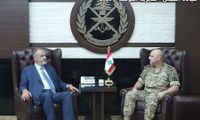بوشكيان زار العماد عون: الجيش
الضامن الوحيد للأمن والإستقرار