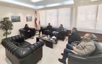 بيراقداريان استقبلت وفد اتحاد كرة السلة