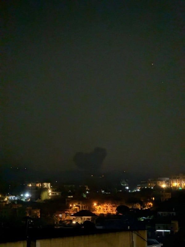 غارة إسرائيلية على أطراف النبطية الفوقا
