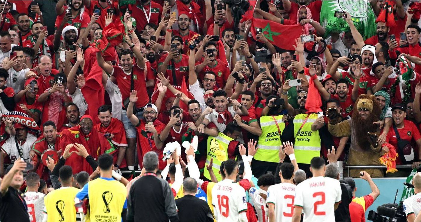 احتفالات المغاربة بالتأهل التاريخي لدور الـ 16