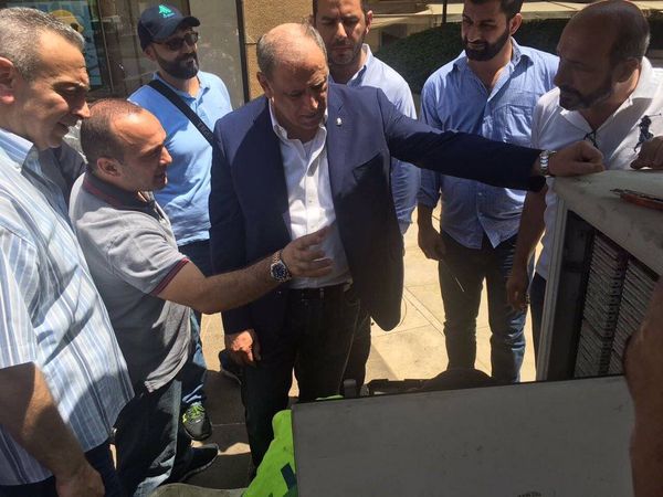 الجراح تفقد ورش صيانة شبكات اوجيرو في بيروت: وضع الشبكة سيء الآن لكن بوقت قريب سيشعر المواطنون بالفرق