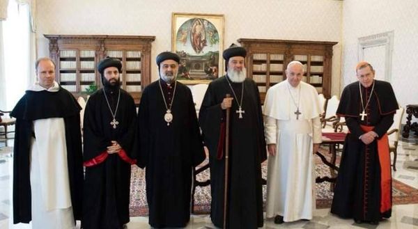 البطريرك افرام التقى البابا في روما وعرض معه الوضع في لبنان