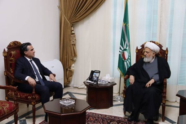 الخطيب يبحث في إعادة الإعمار مع حمية