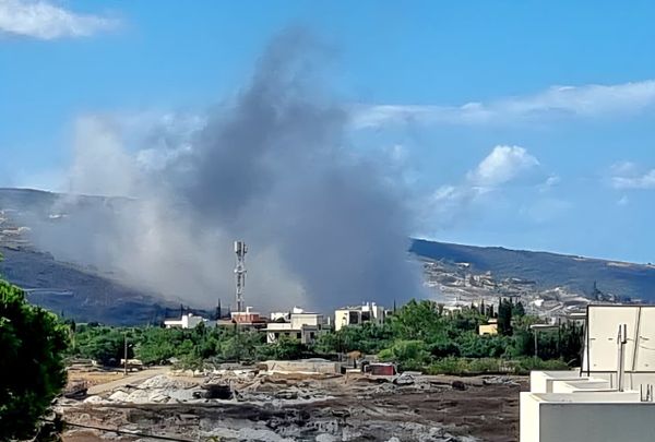 غارة إسرائيلية على بلدة المنصوري في قضاء صور