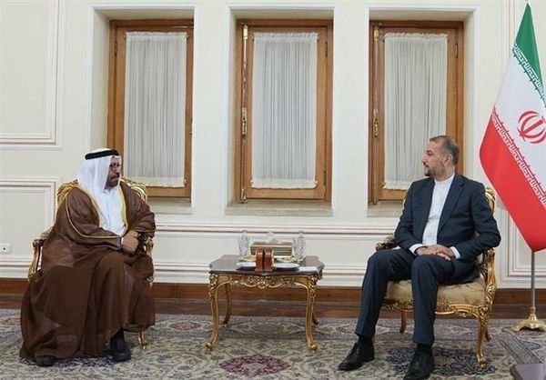 وزير الدولة الإماراتي من طهران: توسيع التعاون الثنائي يصب في مصلحة البلدين