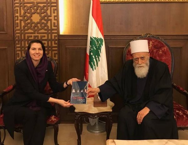 حسن عرض مع غريندلاي أوضاع المغتربين الدروز في اوستراليا