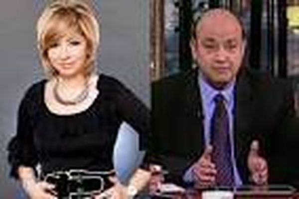 بالفيديو- ماذا فعلت لميس الحديدي بعد ان تم تقلديها هي وزوجها عمرو أديب؟