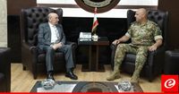 العماد جوزيف عون التقى مصطفى الحسيني ووفداً من اتحاد بلديات بعلبك
