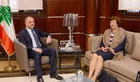 فرونتسكا عرضت مع بو صعب مرحلة ما بعد الترسيم
و"القوات" حمّلتها رسالة الى المجتمع الدولي
