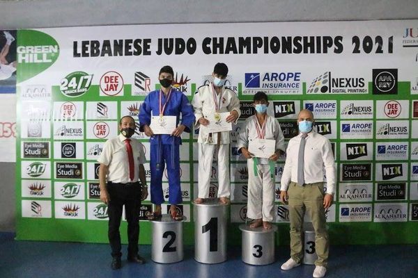 نتائج بطولة لبنان في الجودو للناشئين والاحداث