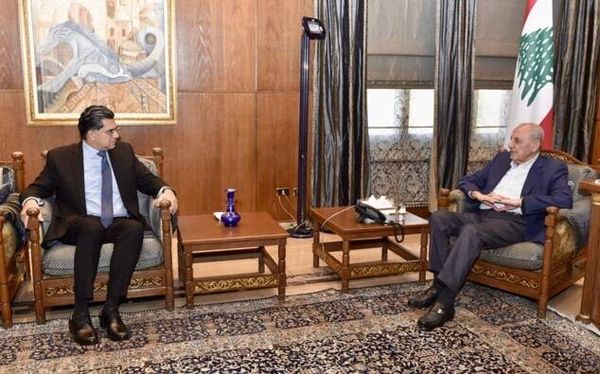 بري استقبل وزير الاعلام ورئيس المحاكم الشرعية الجعفرية