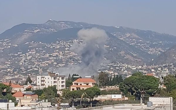 غارة على بلدة عربصاليم في منطقة اقليم التفاح و وقوع عدد من الاصابات