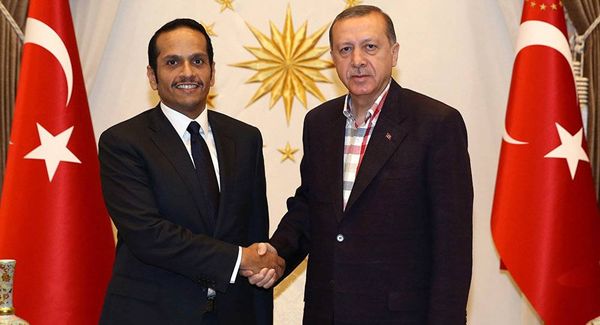 وزير الخارجية القطري يطلع أردوغان على مستجدات الأزمة الخليجية
