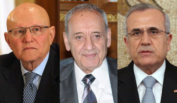 ولادة الحكومة تنتظر جهود السفير الاميركي في الرياض وبوغدانوف في بيروت ...
سليمان : الحيادية إذا فشلت 8-8-8 وبري : خدمت عسكريتي وسلام ينتظر 8 آذار ...
عون لن يتراجع وفرنجية والجميل مع «الجامعة» والقوات : كلام باسيل «إذلال لمسيرة المسيحيين»