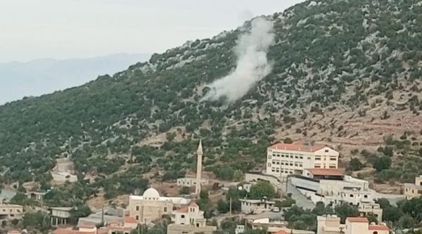 غارة من مسيرة إسرائيلية على محيط بلدة كفرشوبا في جنوب لبنان.