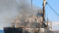 روسيا تقصف سفينتي شحن في أوديسا وميكولايف