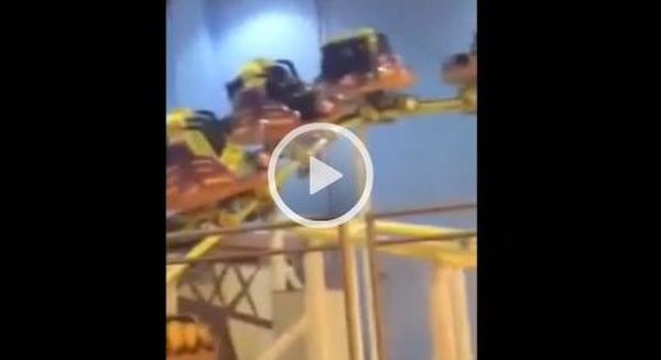 شاهد لحظة سقوط فتاة من أعلى لعبة ملاهي بالسعودية