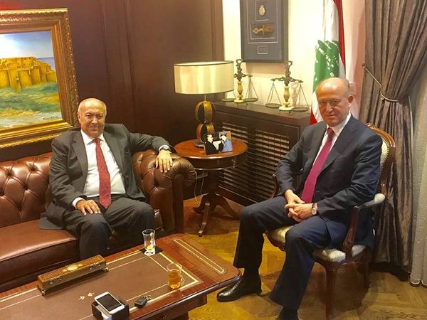 مخزومي التقى ريفي وعرضا الأوضاع في لبنان والمنطقة