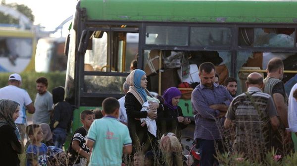 Syria: Evacuation of rebel-besieged towns in Idlib complete