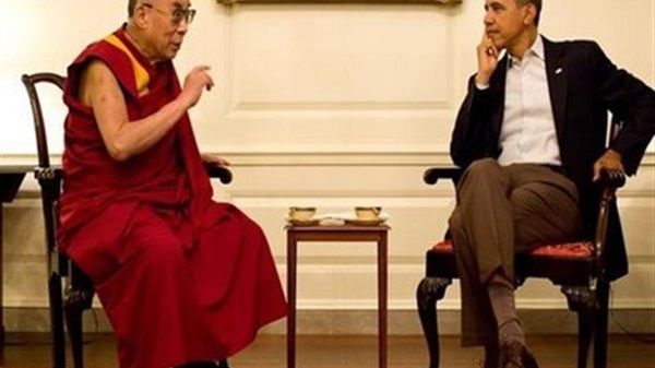 غضب صيني من لقاء الدلاي لاما وأوباما!
