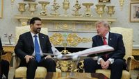 ترامب خلال استقباله الزيدي: سنعلن قريباً عن شراكة نفطية قوية مع العراق