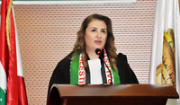القوال: تعليق جميع النشاطات مع الإتحاد الدولي
للمحامين بإنتظار الرجوع عن بيان رئيسته الجائر