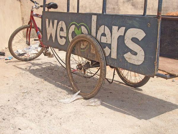 دراجات هوائية لإعادة تدوير النفايات في لاغوس
